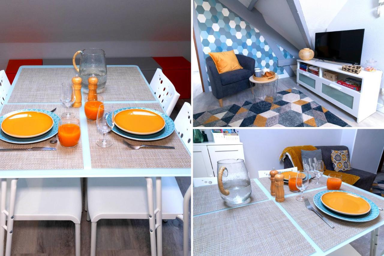 Le Geo Pop - Renove & Calme - Centre Compiegne Apartment Luaran gambar